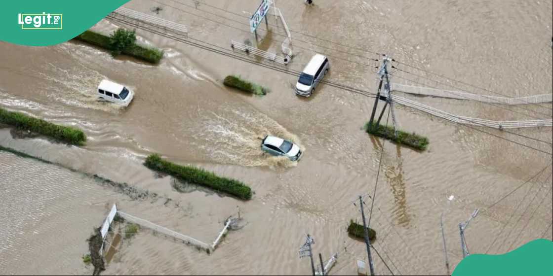 Record rainfall battered Japan's Chiba prefecture