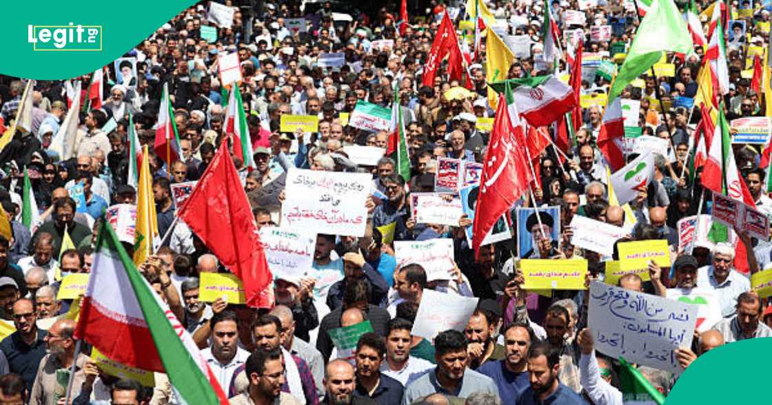 An yi zanga zangar goyon bayan Iran a Tehran An yi zanga zangar goyon bayan Iran a Tehran