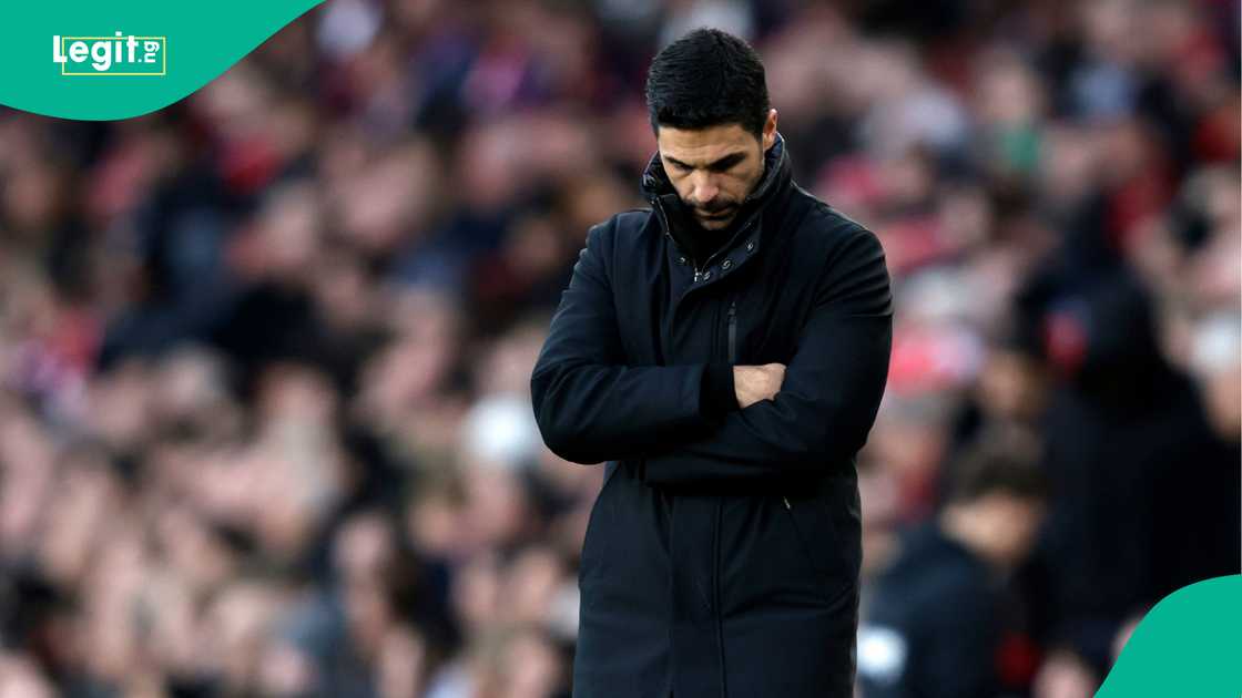 Mikel Arteta, Arsenal, West Ham, Emirates Stadium, London, England, Premier League. Mikel Arteta, Arsenal, West Ham, Emirates Stadium, London, England, Premier League.