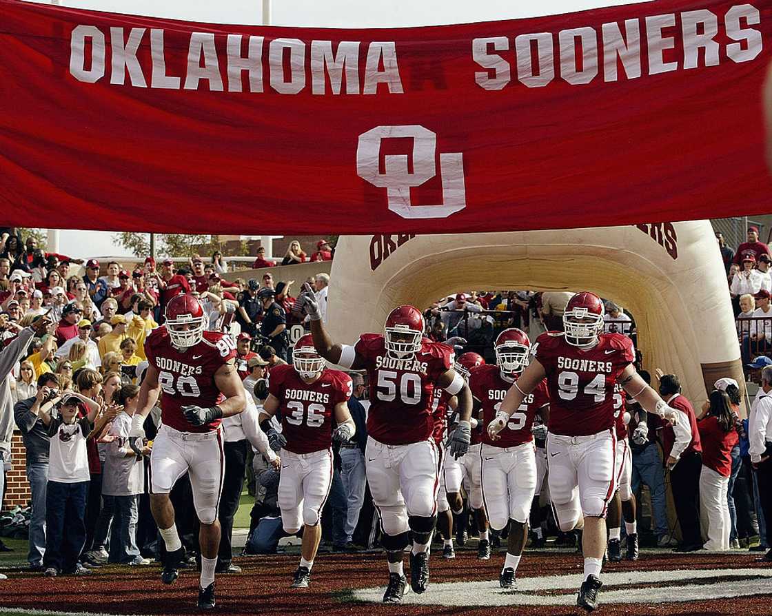 Oklahoma Sooners at Memorial Stadium in Norman, Oklahoma