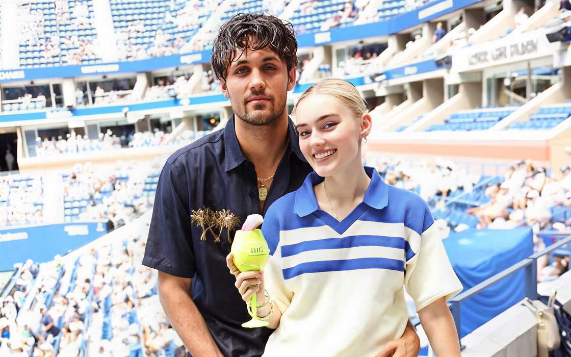 Drake Rodger and Meg Donnelly pictured at the IHG Hotels & Resorts Suite Drake Rodger and Meg Donnelly pictured at the IHG Hotels & Resorts Suite