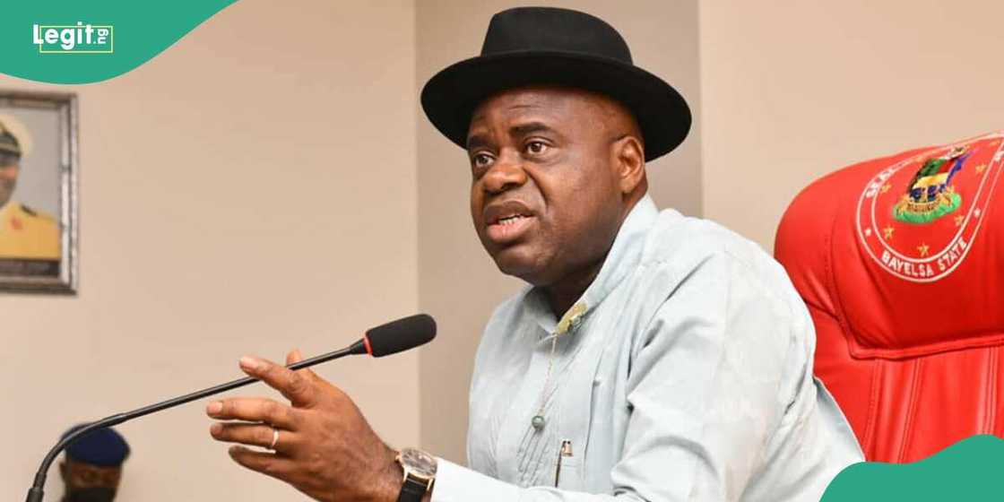 Gwamna Douye Diri. Gwamna Douye Diri.