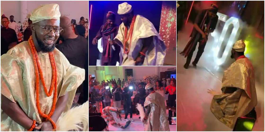 AY Makun and Sunny Ade AY Makun and Sunny Ade