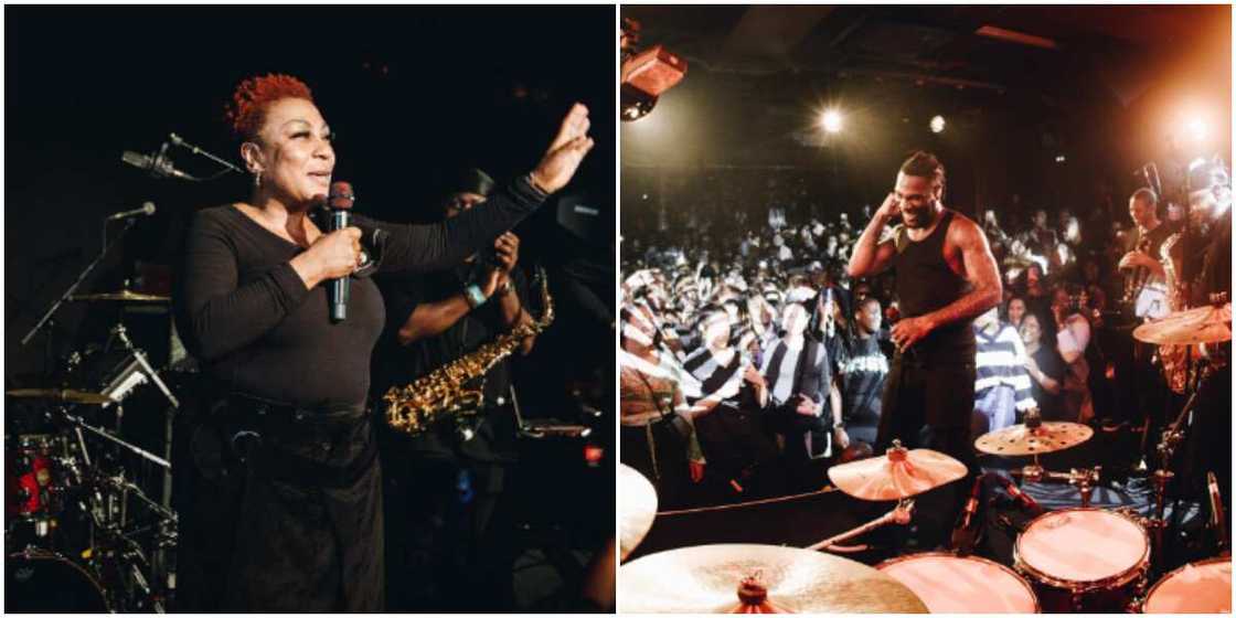 Bose Ogulu on stage Bose Ogulu on stage