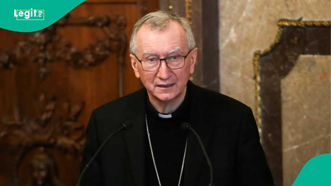 Cardinal Pietro Parolin who is from Italy.