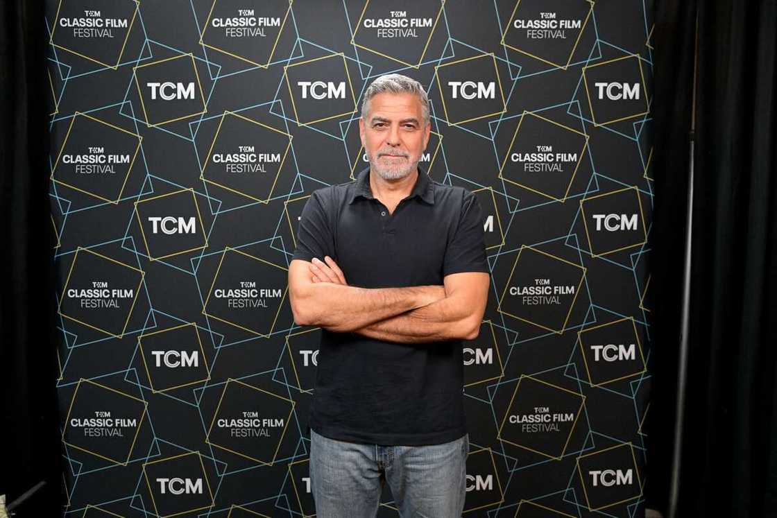 George Clooney speaks onstage at the screening of Ocean's Eleven during the TCM Classic Film Festival in Los Angeles George Clooney speaks onstage at the screening of Ocean's Eleven during the TCM Classic Film Festival in Los Angeles