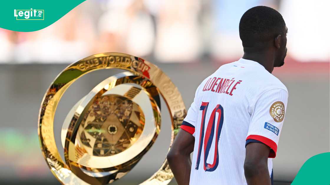 Ousmane Dembele, Paris Saint-Germain, Chelsea, MetLife Stadium, East Rutherford, New Jersey, FIFA Club World Cup. Ousmane Dembele, Paris Saint-Germain, Chelsea, MetLife Stadium, East Rutherford, New Jersey, FIFA Club World Cup.