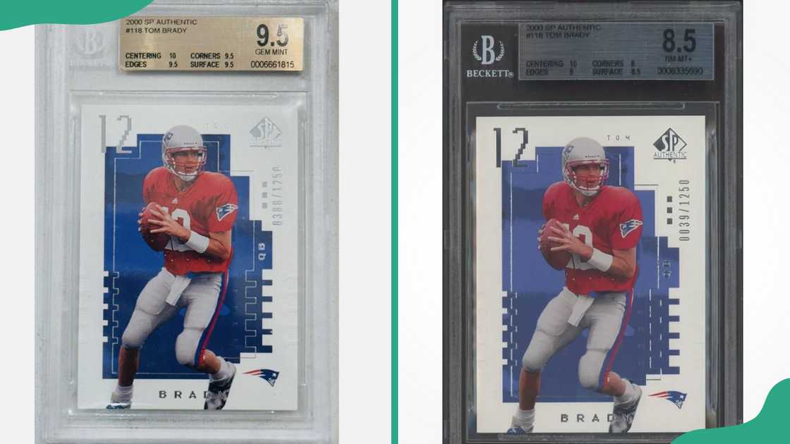 2000 SP Authentic Tom Brady #118