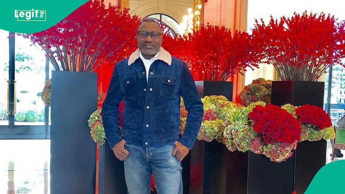 Billionaire Femi Otedola shares picture from his meeting with Gilbert Chagoury in Monaco.