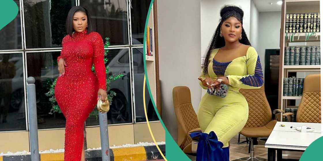 Destiny Etiko looks good in red outfit Destiny Etiko looks good in red outfit