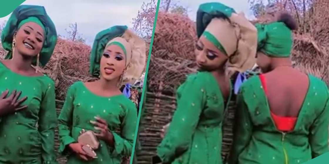 Ladies adorn funny green dresses Ladies adorn funny green dresses