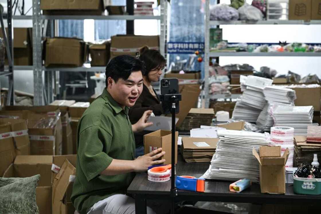 Put off by low pay in his hometown, Ouyang now works as a livestreamer at an e-commerce company in east China's Zhejiang province