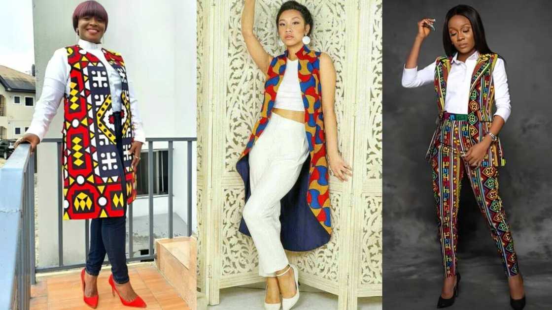 Sleeveless Ankara jacket designs for women Sleeveless Ankara jacket designs for women
