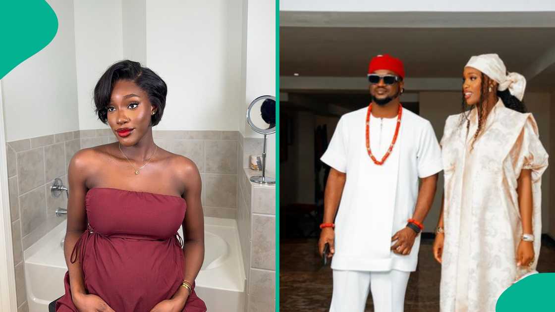 Rudeboy's wife Ivy Ifeoma reacts to viral photo of baby said to be hers. Rudeboy's wife Ivy Ifeoma reacts to viral photo of baby said to be hers.