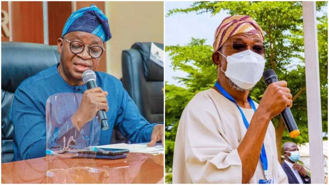 Oyetola and Aregbesola Oyetola and Aregbesola