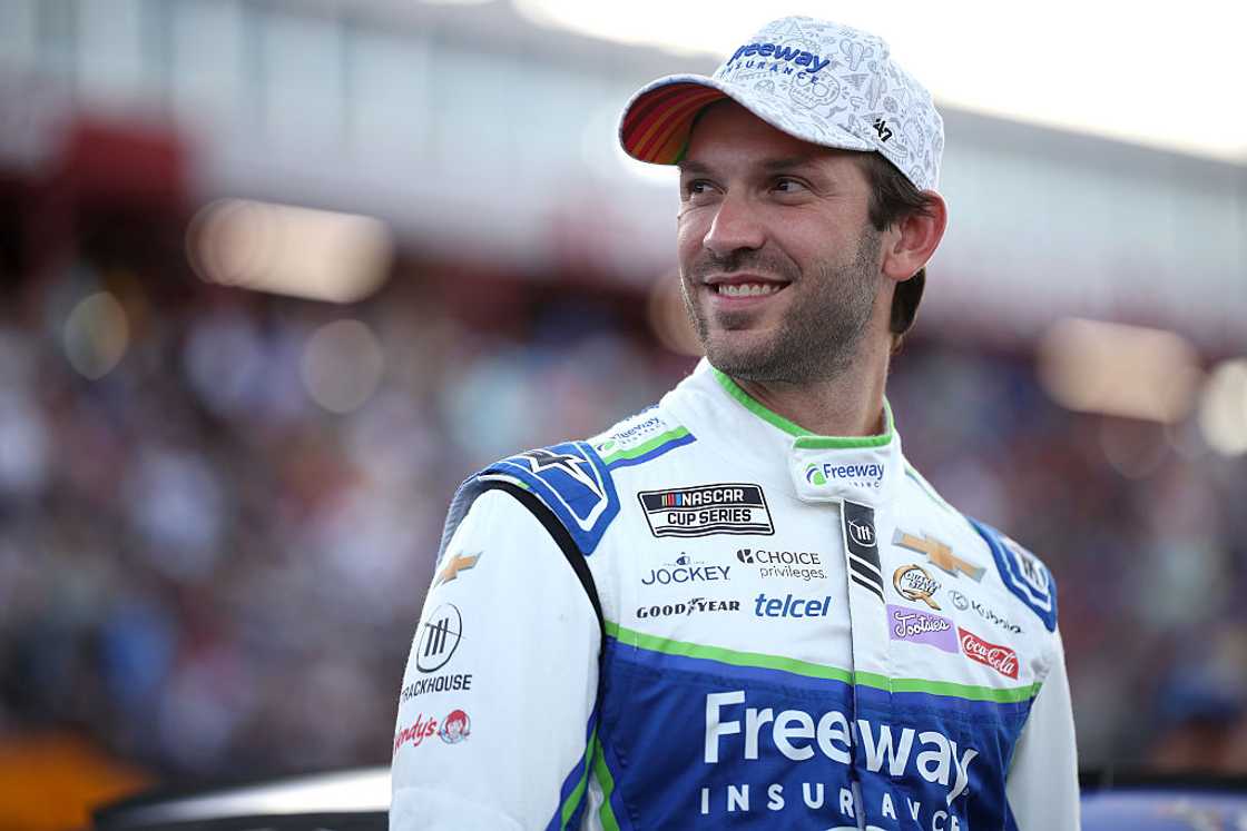 Daniel Suarez waits on the grid before the NASCAR Cup Series All-Star Race Daniel Suarez waits on the grid before the NASCAR Cup Series All-Star Race