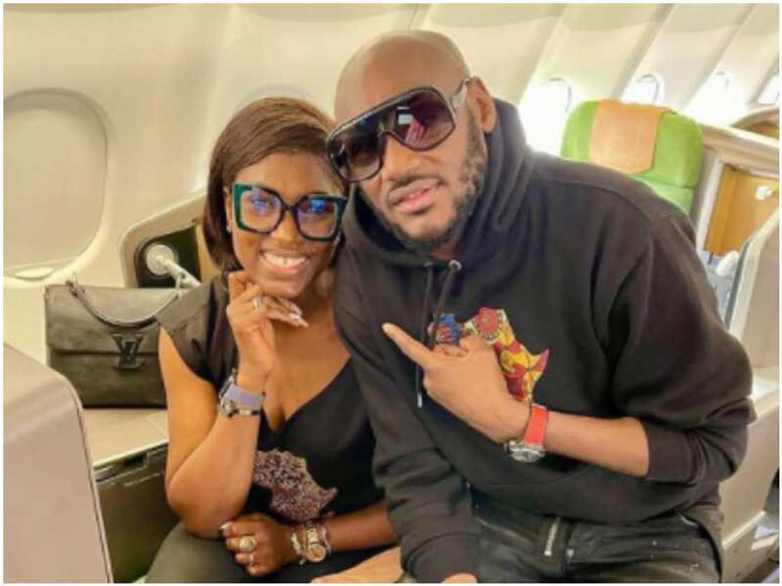 Ufuoma McDermott and 2Baba Ufuoma McDermott and 2Baba