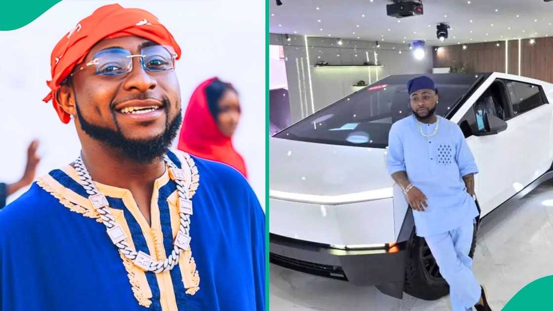 Davido's Tesla Cybertruck