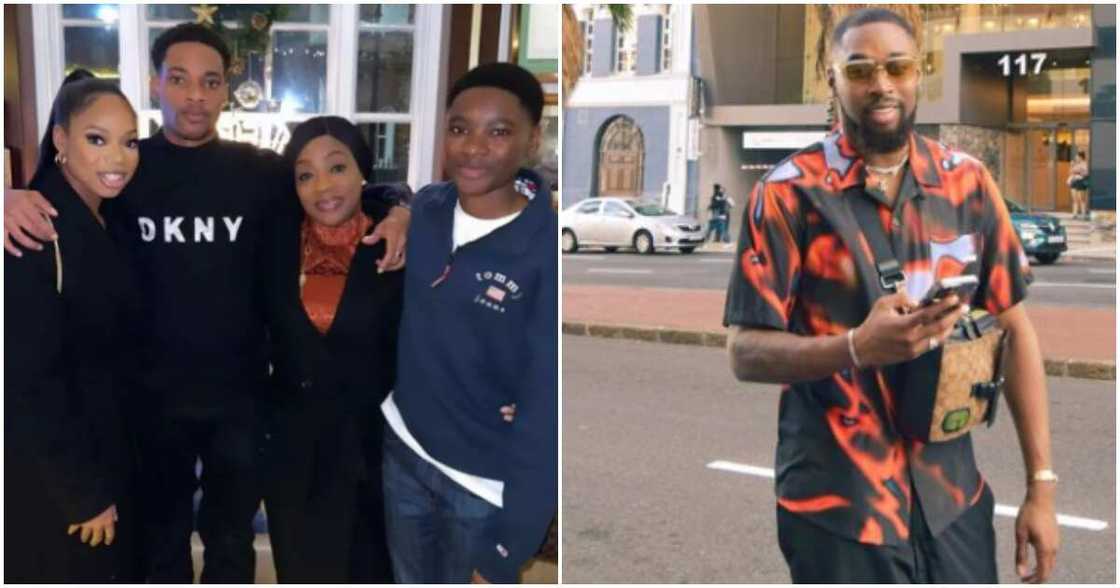 Big Brother Naija star Sheggz and his family Big Brother Naija star Sheggz and his family