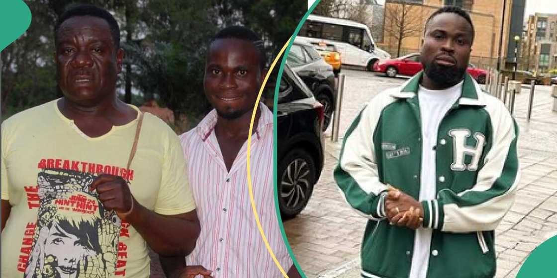 Sir Balo's throwback photo with Mr Ibu Sir Balo's throwback photo with Mr Ibu