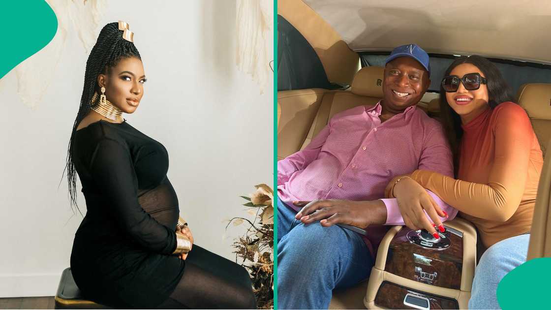 Fans storm Chika Ike's pregnancy post, claim Ned Nwoko is her baby's dad