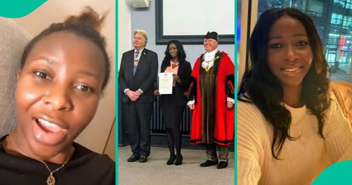 Nigerian lady becomes UK citizen, Nafisat Gbadamosi UK naturalisation, TikTok reacts UK citizenship, Nigerian celebrates British citizenship milestone, five-year UK immigration journey, social media congratulates new UK citizen. Nigerian lady becomes UK citizen, Nafisat Gbadamosi UK naturalisation, TikTok reacts UK citizenship, Nigerian celebrates British citizenship milestone, five-year UK immigration journey, social media congratulates new UK citizen.
