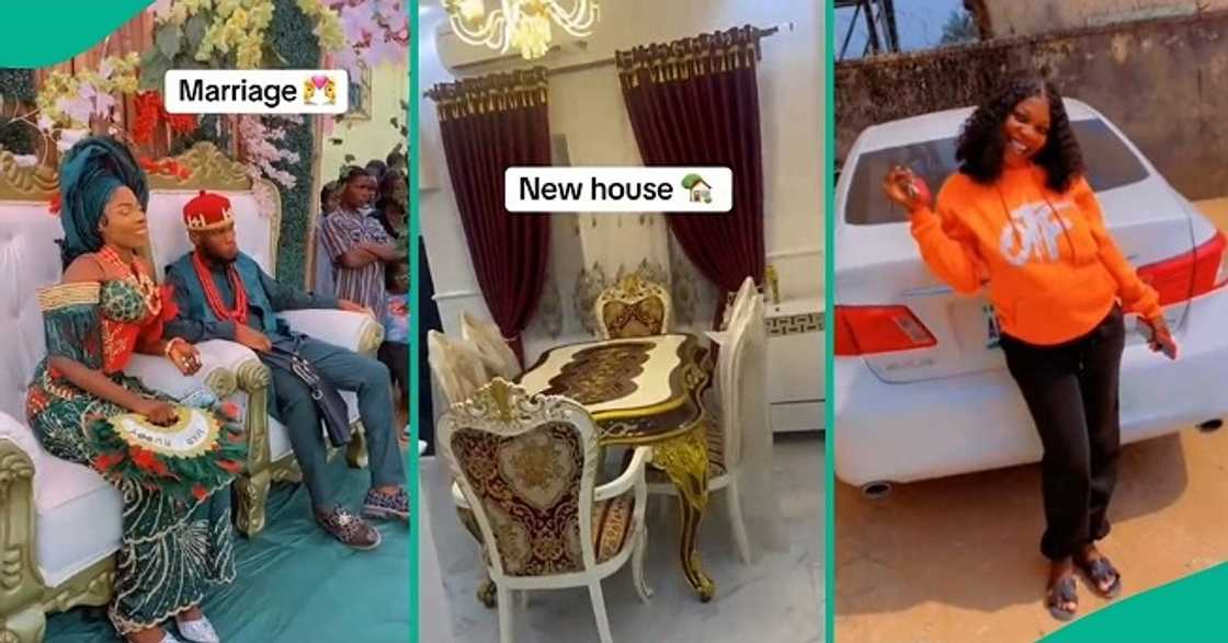 Lady's life changes positively after getting married to love of her life Lady's life changes positively after getting married to love of her life