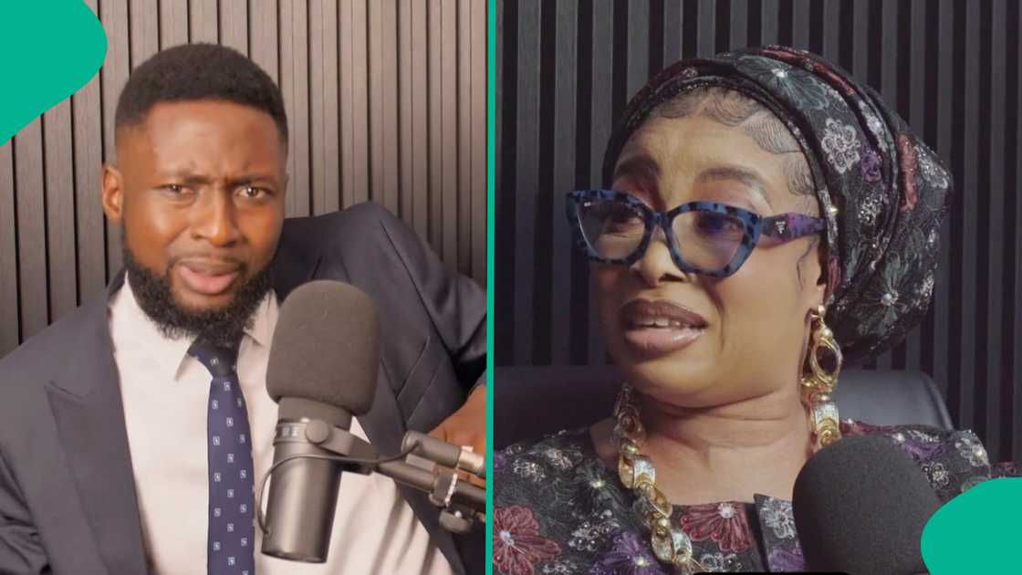 Lizzy Anjorin on Timi Agbaje's podcast. Lizzy Anjorin on Timi Agbaje's podcast.