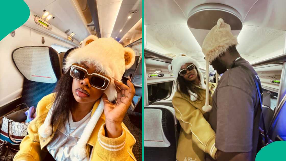 BBNaija's Tacha openly kisses boyfriend in public in cute video. BBNaija's Tacha openly kisses boyfriend in public in cute video.