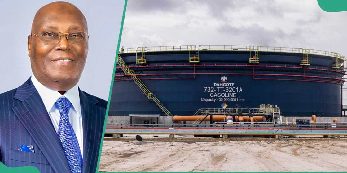 Atiku ya yi magana kan matatar man Dangote Atiku ya yi magana kan matatar man Dangote