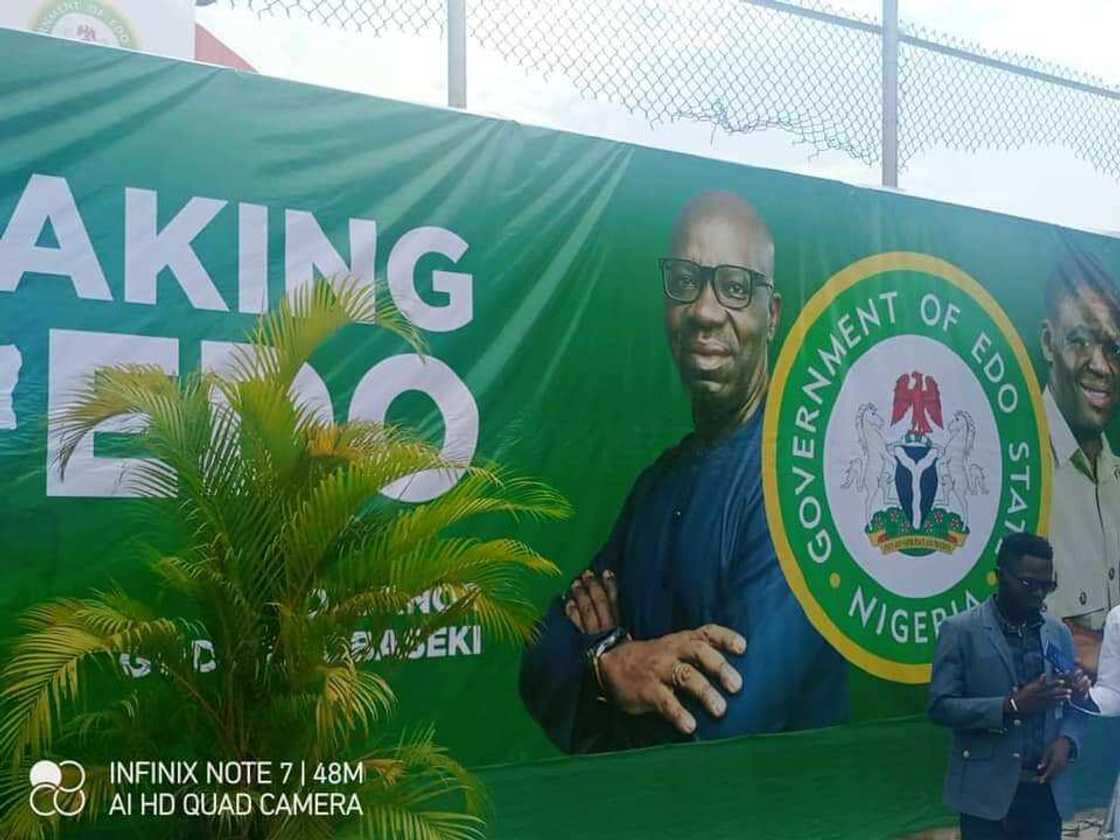 Godwin Obaseki sworn in for 2nd term as Edo governor Godwin Obaseki sworn in for 2nd term as Edo governor