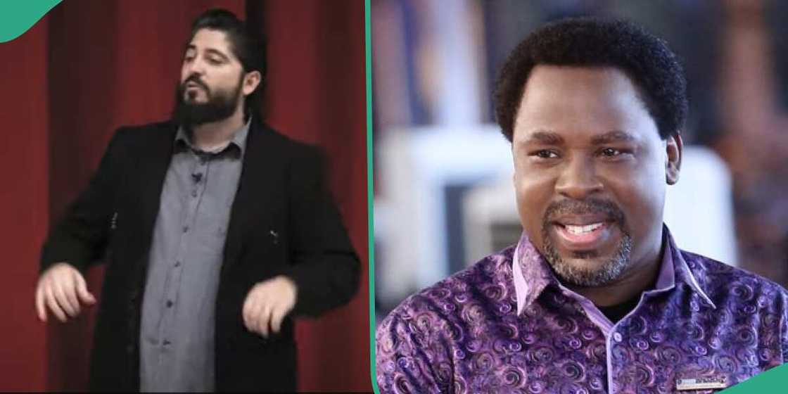 Wiseman Harry and Prophet TB Joshua.