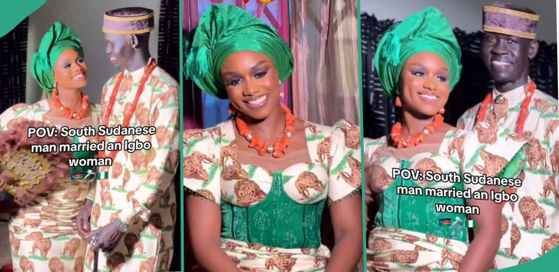 Nigerian lady and her husband. Nigerian lady and her husband.