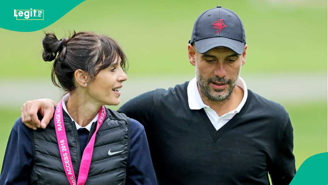 Pep Guardiola and his estranged wife Cristina Serra