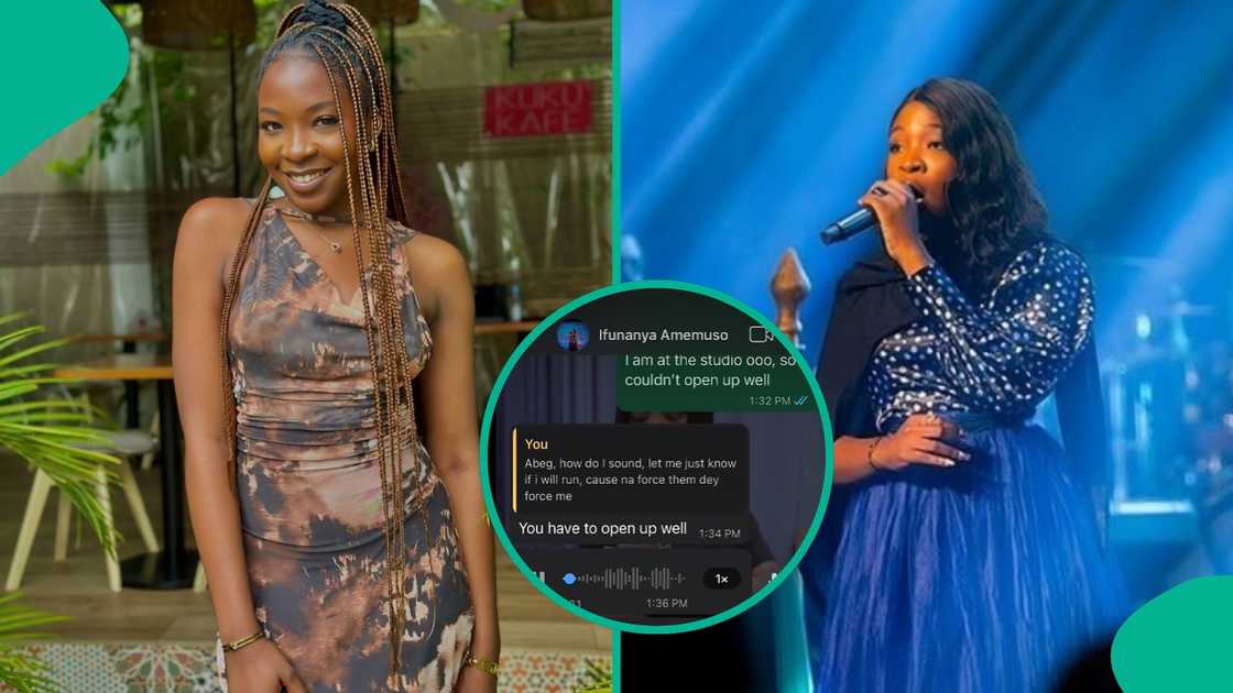 WhatsApp chat of Nanyah Ifunanya Nwagene with Amenuso Choir member