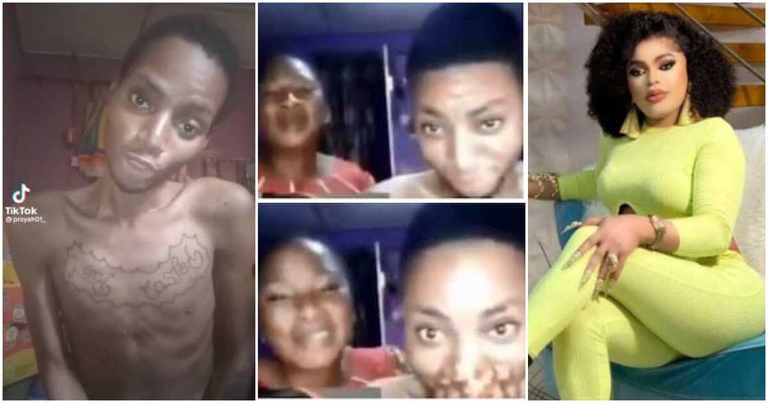 Man with Bobrisky tattoo falls sick, begs for forgiveness Man with Bobrisky tattoo falls sick, begs for forgiveness