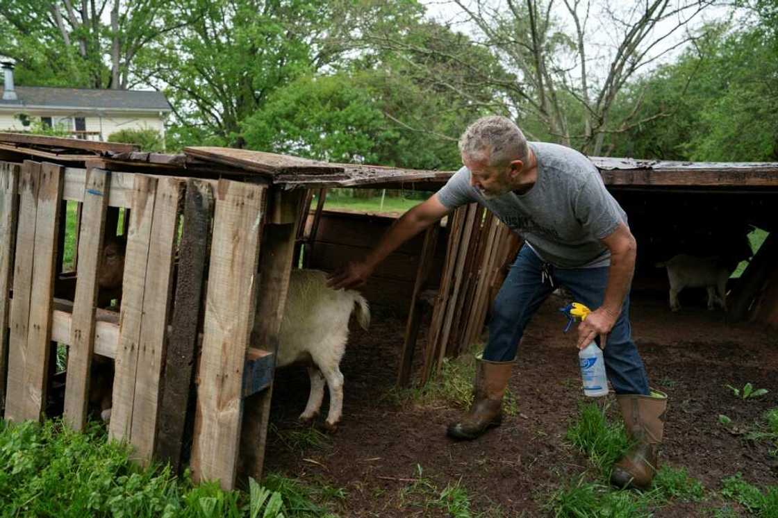 Gaston County resident Jim McMahan, 65, worries about the impact that blasting at the mine might have on his animals Gaston County resident Jim McMahan, 65, worries about the impact that blasting at the mine might have on his animals