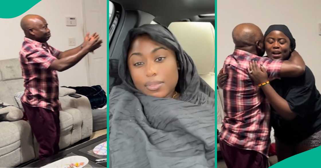 Nigerian lady pranks father with fake engagement Nigerian lady pranks father with fake engagement