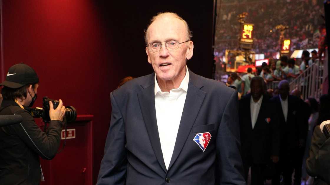 NBA legend Billy Cunningham pictured during the 2022 NBA All-Star Weekend. NBA legend Billy Cunningham pictured during the 2022 NBA All-Star Weekend.