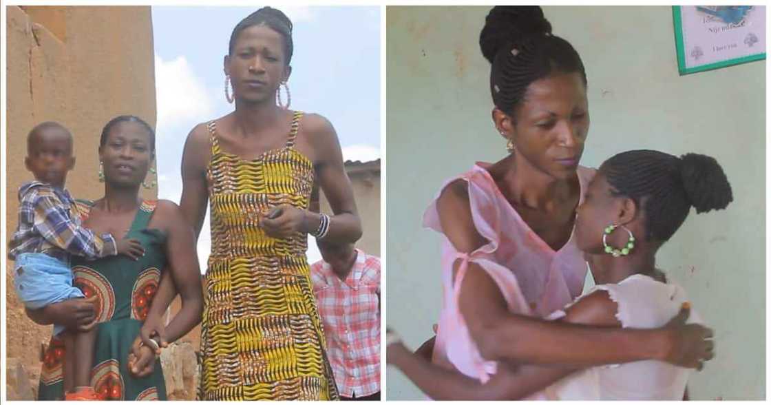 Samuel Minani alias Baby, father of 4, shares clothes with wife Samuel Minani alias Baby, father of 4, shares clothes with wife