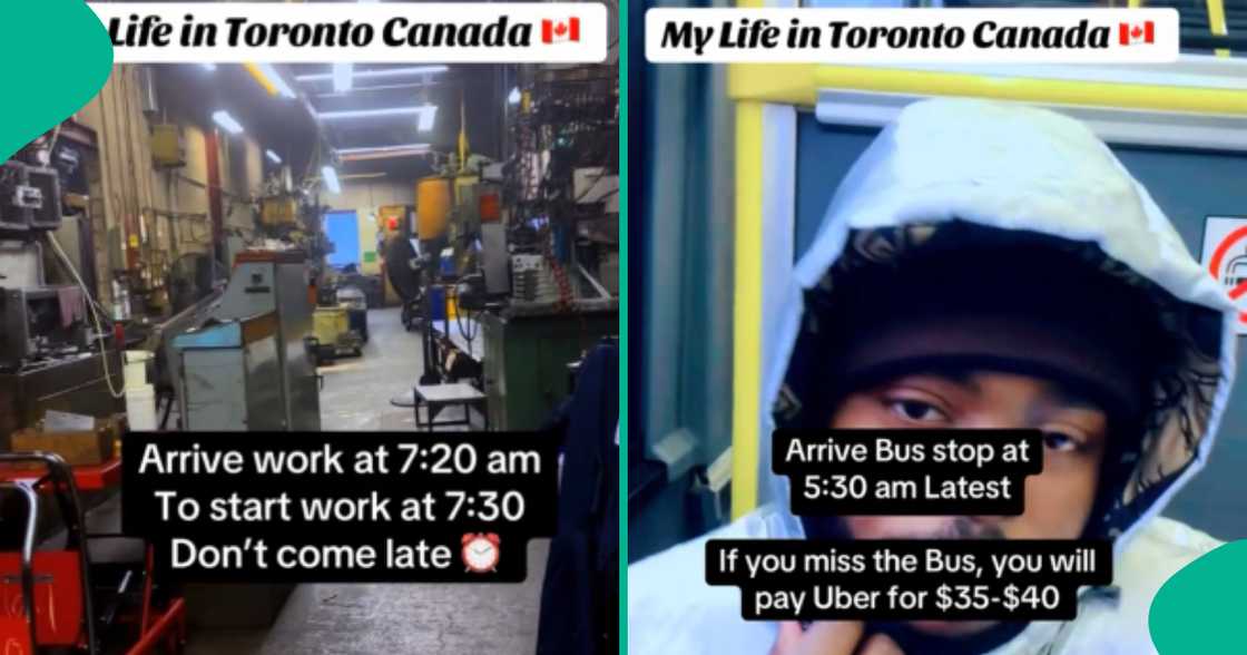 Nigerian man in Canada shares how much he spends every month after earning $2,200