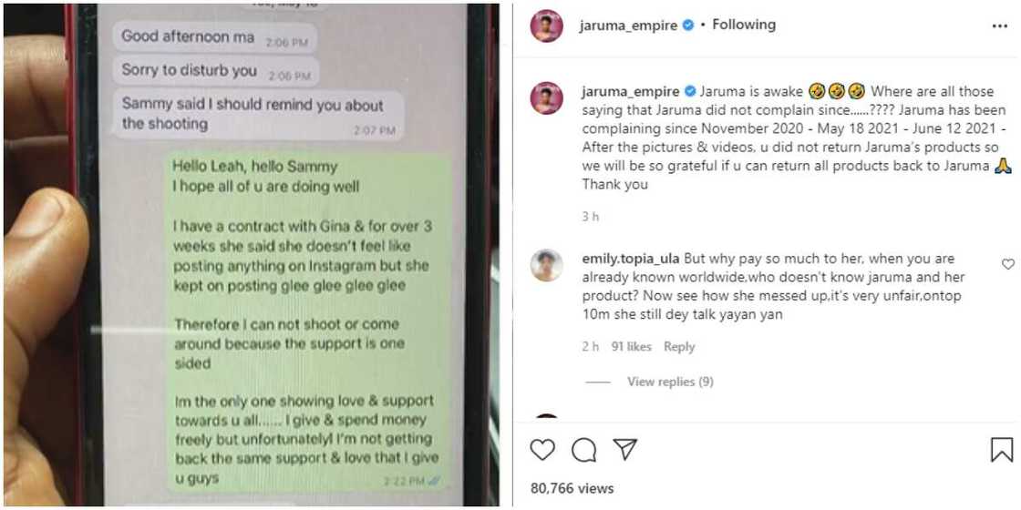 Jaruma calls out Regina again Jaruma calls out Regina again