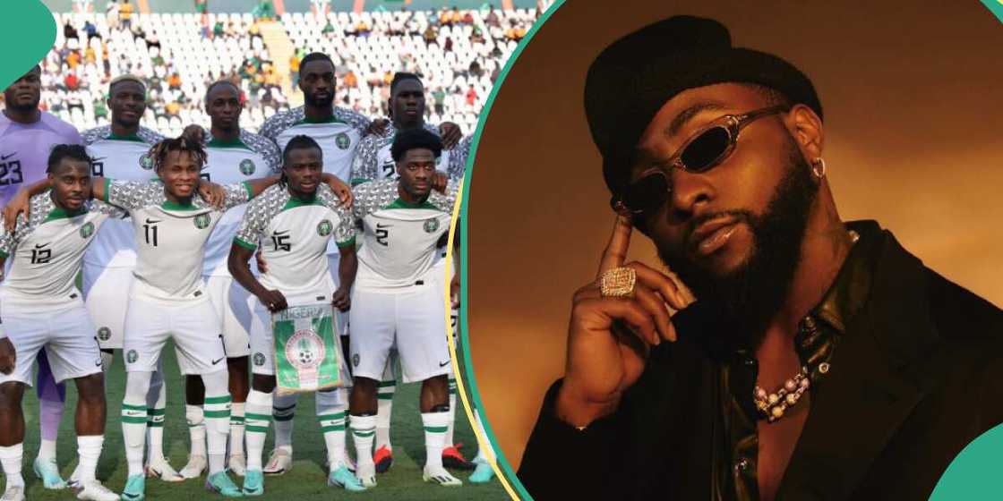 AFCON 2023: Davido sends message to Super Eagles ahead of Cameroon game. AFCON 2023: Davido sends message to Super Eagles ahead of Cameroon game.