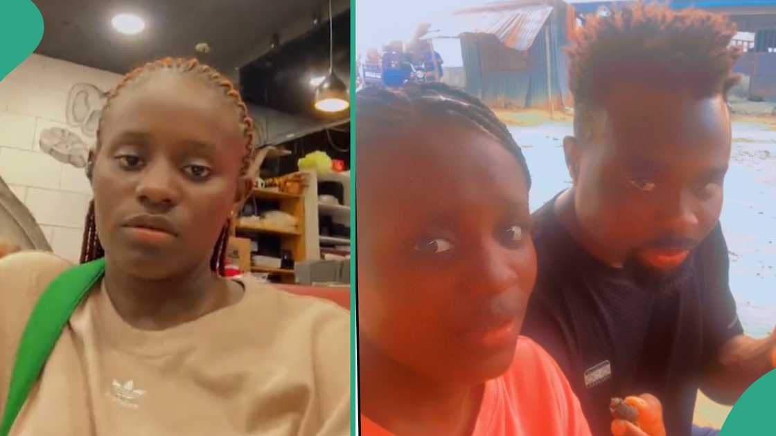 Lady meets her biological father. Lady meets her biological father.