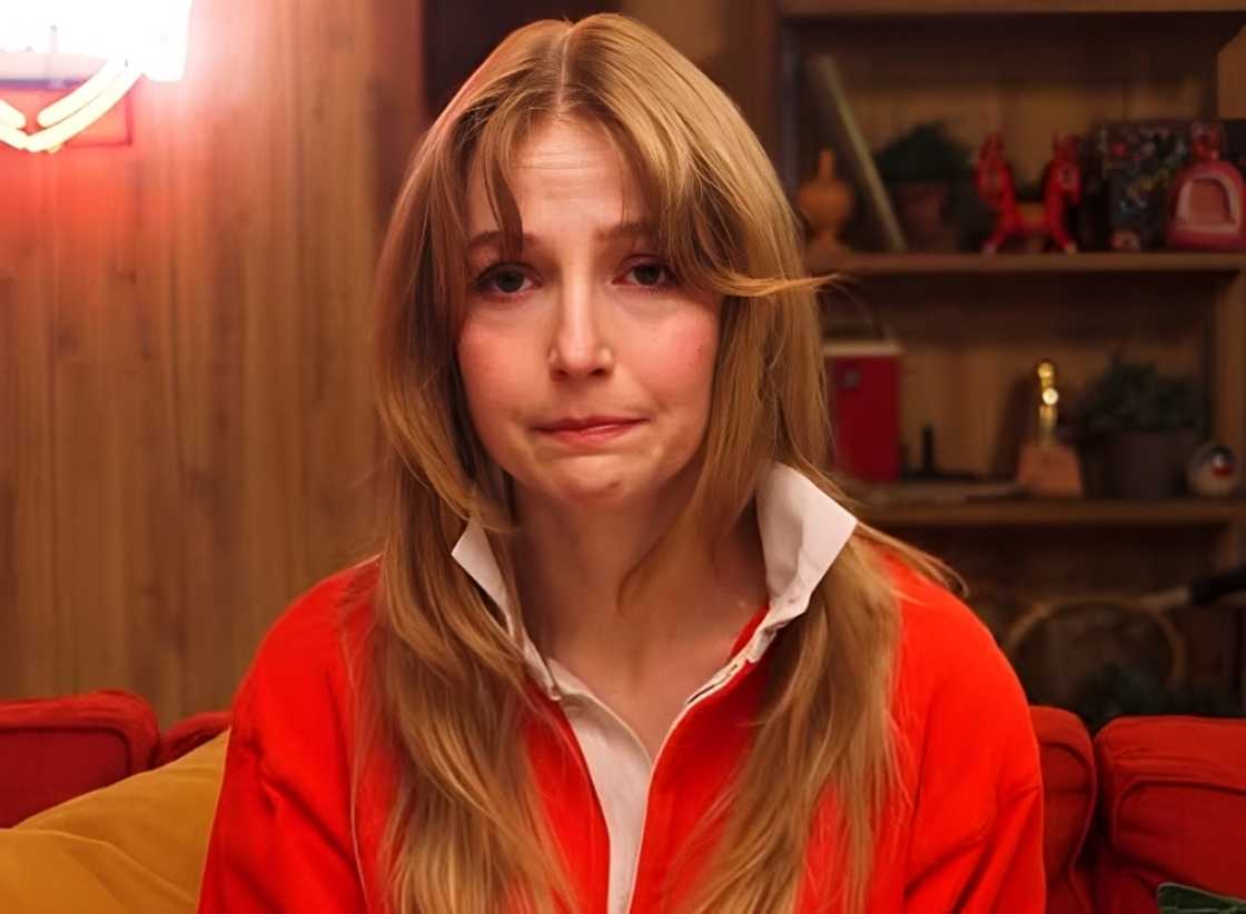 Stevie Wynne Levine sits during a Mythical episode Stevie Wynne Levine sits during a Mythical episode