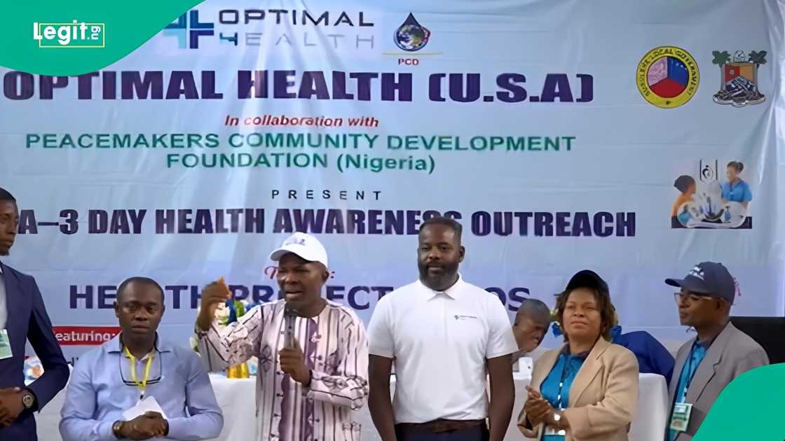 Surulere health screening, Optimal Health USA, Peacemakers Community Development Foundation, diabetes screening Nigeria, hypertension awareness Lagos, free medical screening, community health initiative