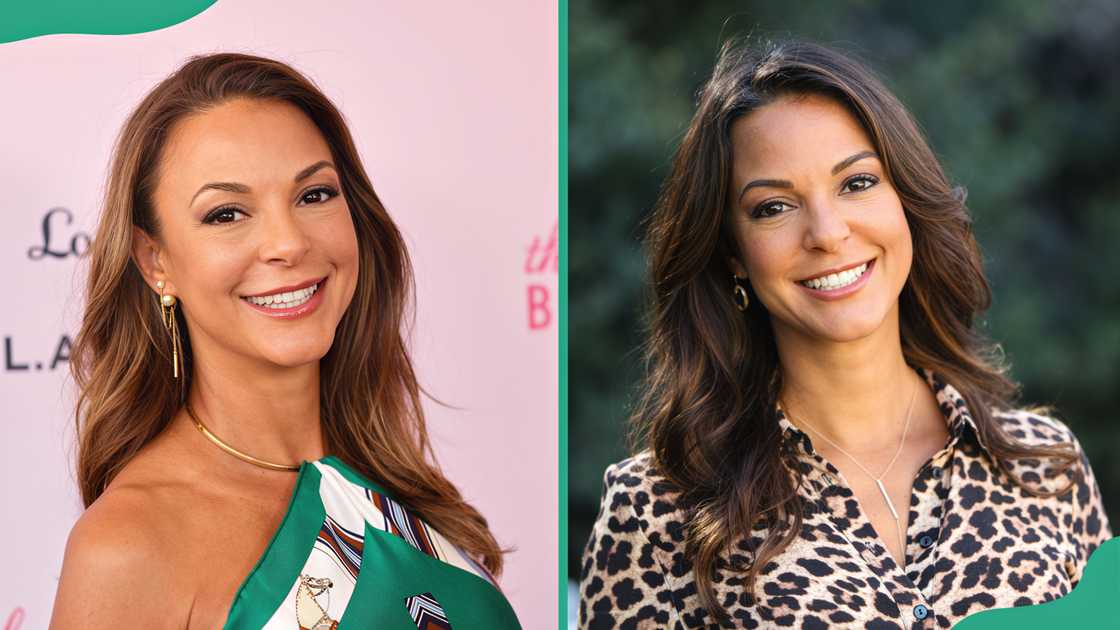Eva LaRue at The Beverly Hilton and at Universal Studios Hollywood