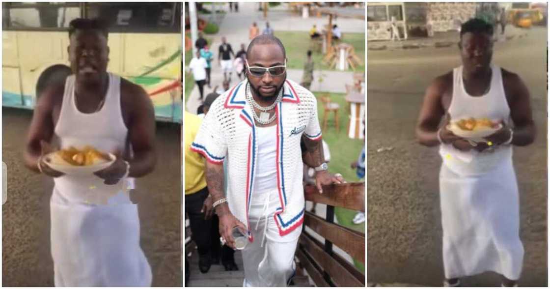 Photos of Davido and fan carrying juju Photos of Davido and fan carrying juju