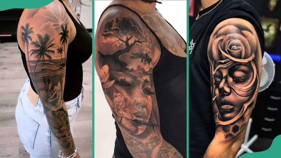 3D sleeve tattoos 3D sleeve tattoos