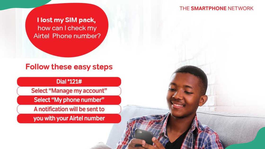 A young man dialling his phone